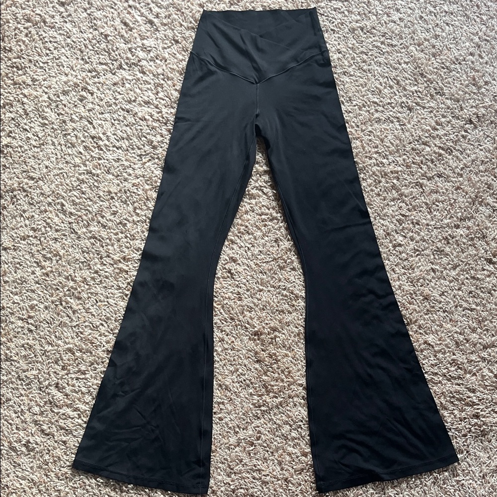 Aerie Black Flared Leggings